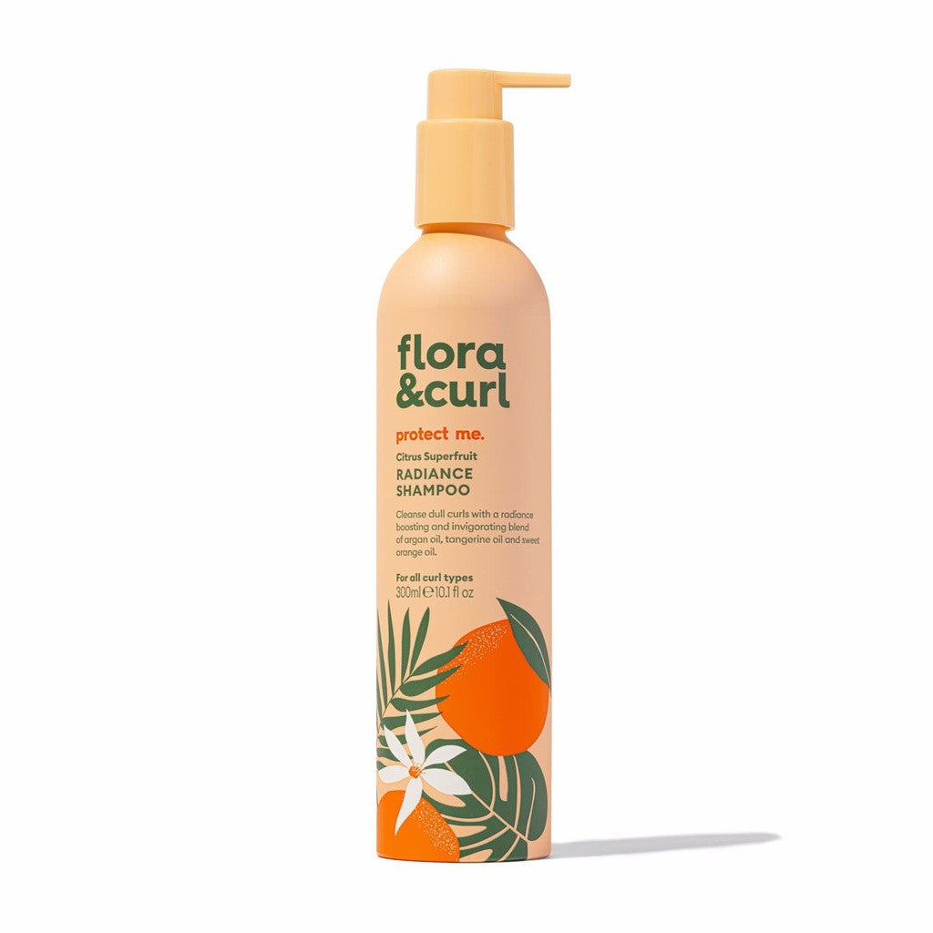 Flora &amp; Curl Protect Me Zitrus-Superfrucht Glanz-Shampoo 300ml