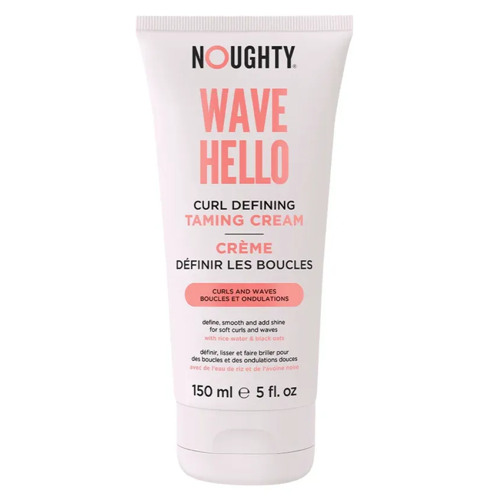 Noughty  Wave Hello  Curly Defining  taming cream  DEFINIR LES Boucles. curls  and Waves Boucles ET Ondlations