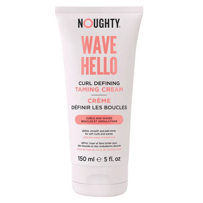 Noughty  Wave Hello  Curly Defining  taming cream  DEFINIR LES Boucles. curls  and Waves Boucles ET Ondlations