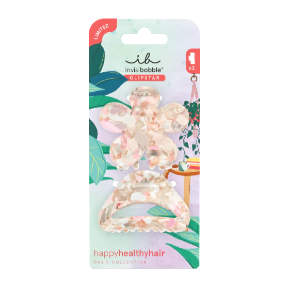 Invisibobble Clipstar M Oasis Refreshed Bloom (2er-Pack)