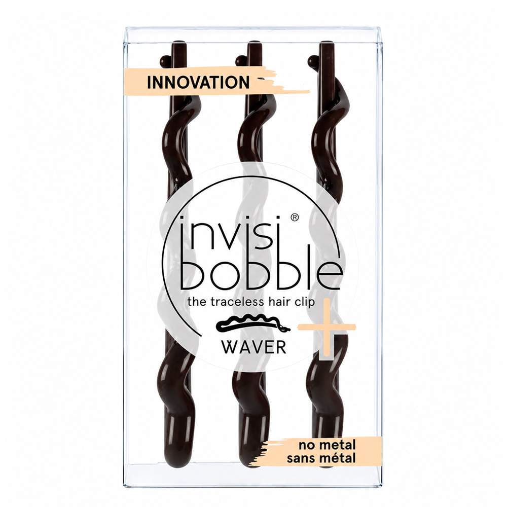 Invisibobble Haarclips Waver Plus Pretty Dark 3 Stück