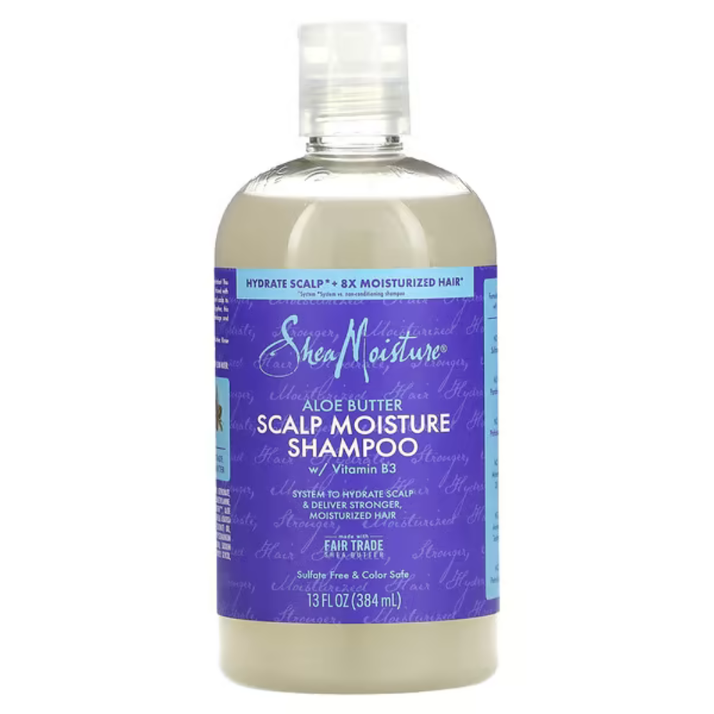 Shea Moisture Aloe Butter Feuchtigkeitsshampoo für die Kopfhaut 384ml